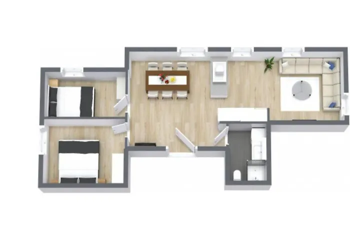 Bright And Modern 2-bedroom Apartment, Near Center, Location Apartment Stavanger